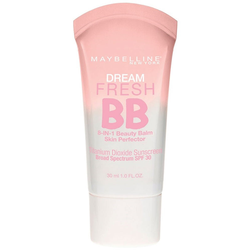 Maybelline Makeup Dream Fresh BB Cream, Light/Medium Skintones, BB Cream Face Makeup, 1 fl oz