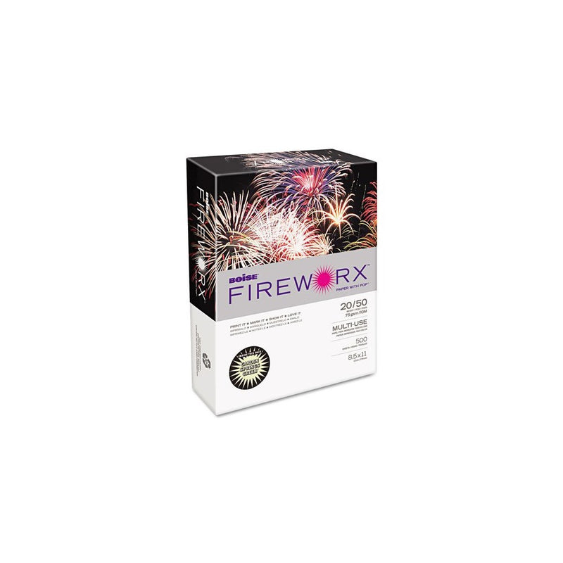 FIREWORX Colored Paper, 20lb, 8-1/2 x 11, Garden Springs Green, 500 Sheets/Ream, Sold as 1 Ream