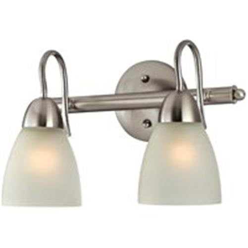 Boston Harbor V83NK02 2-Light Vanity Bar, Brushed Nickel