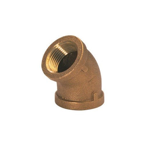 Jmf Elbow 45 Deg. 1/2 " Red Brass Lead Free