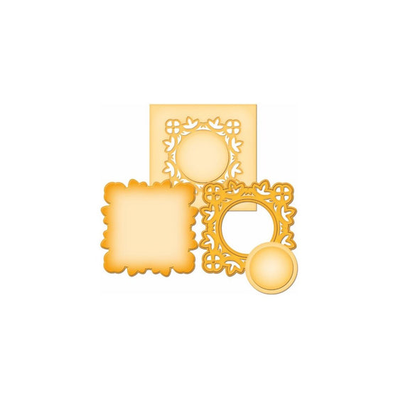 Spellbinders S2-013 Die D-Lites Medallion 2-Etched/Wafer Thin Dies