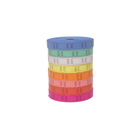 (4 Rolls of 2000 Tickets) 8,000 Total Blank Raffle Tickets (4 Assorted Colors)