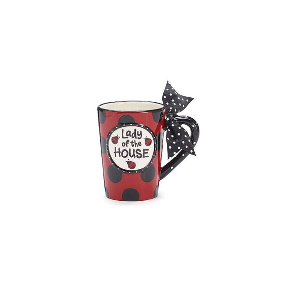 "Lady Of the House" Ladybug 13 ounce Coffee Mug Adorable Gift