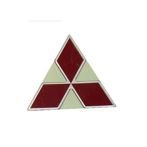 Genuine Mitsubishi Triple Diamond Emblem RED Front MB814979 3000GT 1991 1992 1993 1994 1995 1996 1997 1998