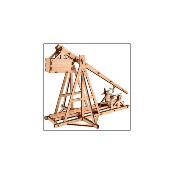 DESKTOP Wooden Model Kit Trebuchet by Young Modeler