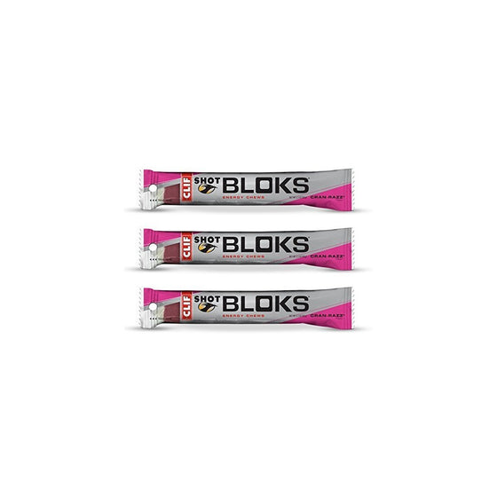 Clif Shot Bloks - Cran-Razz (3 x 2.1oz Bars)