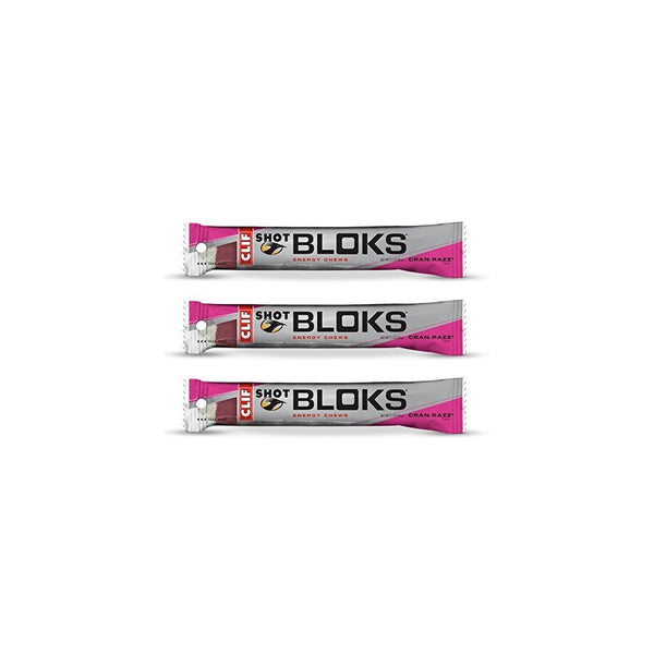 Clif Shot Bloks - Cran-Razz (3 x 2.1oz Bars)