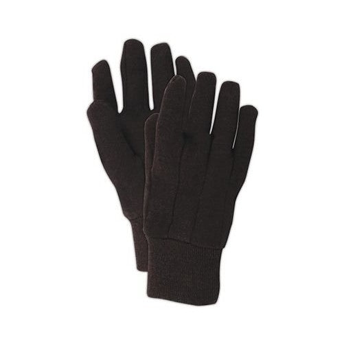 Magid Glove and Safety Brown Jersey Glove (Pack of 3), One Size