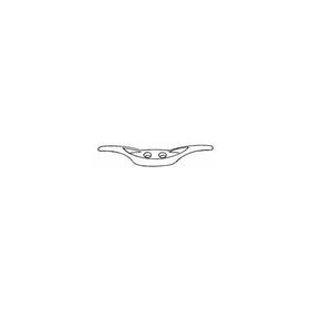 National Hardware N223-339 3200BC Rope Cleat in Nickel, 4-1/2"