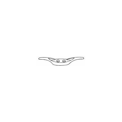 National Hardware N223-339 3200BC Rope Cleat in Nickel, 4-1/2"