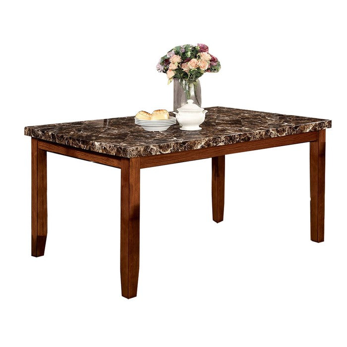 Elmore Oak Finish Dining Table