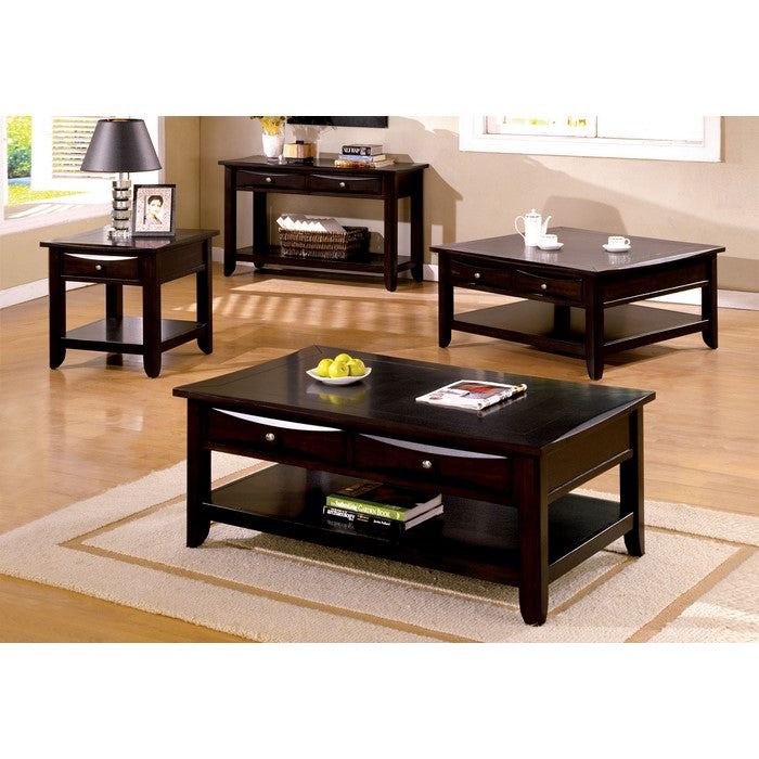 Baldwin Espresso Square Cocktail Table