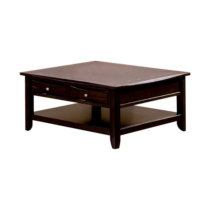 Baldwin Espresso Square Cocktail Table