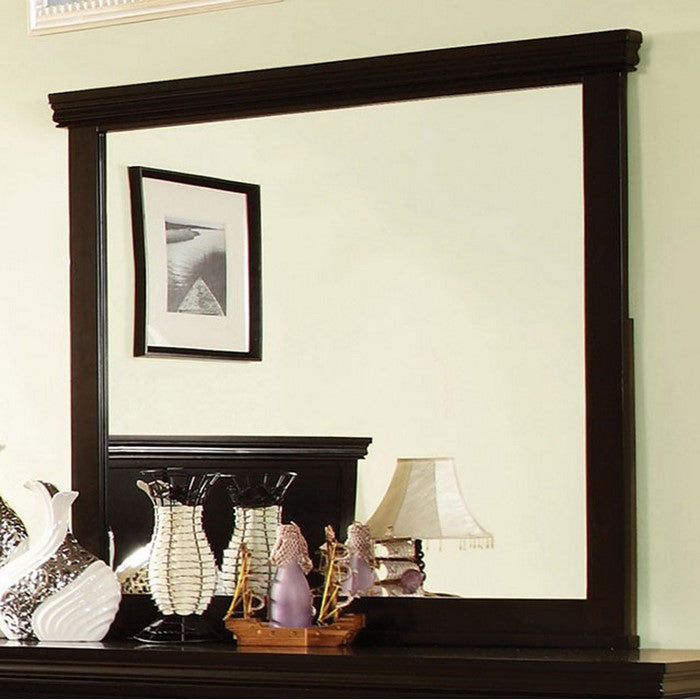 Pebble Contemporary Espresso Mirror