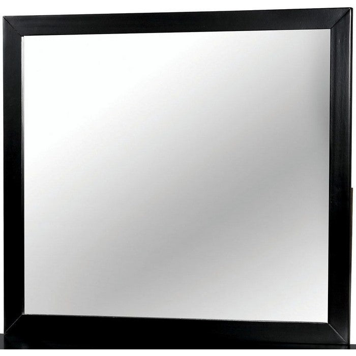 Lennart II Black Rectangular Mirror