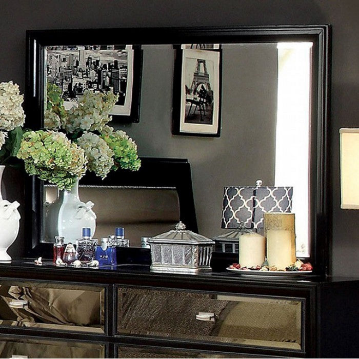 Golva Contemporary Style Mirror , Black