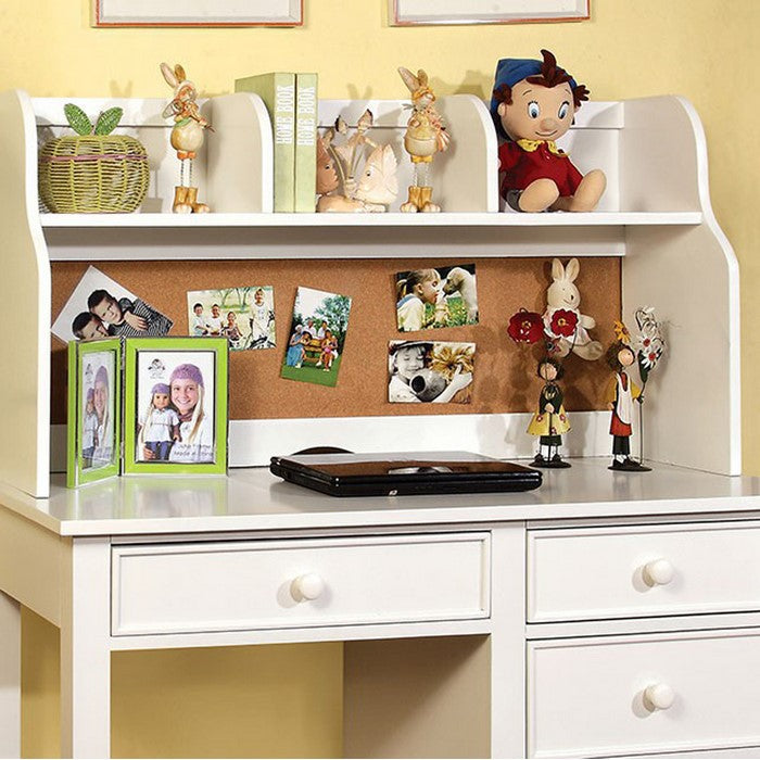 Omnus Tranisitional Style Hutch , White