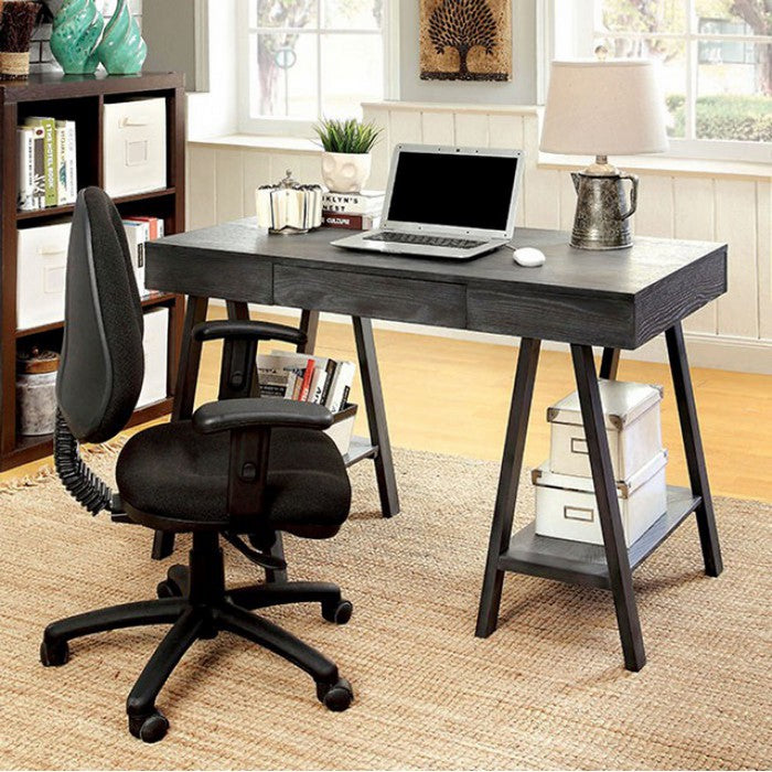 Surrey Traditional Style Desk , Gray