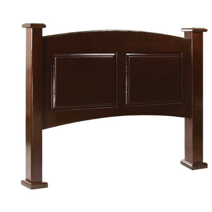 Buffalo Solid Wood Headboard , Dark Cherry