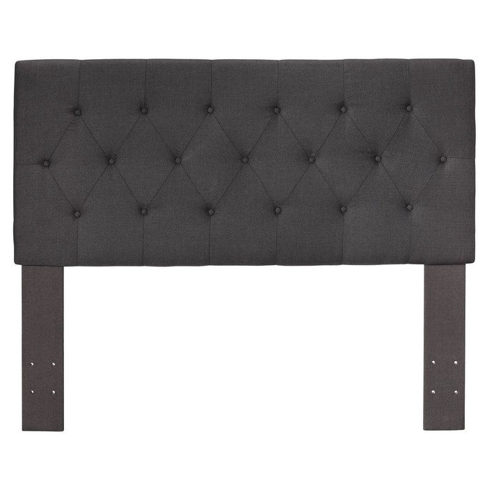 Lerroy II Contemporary Headboard, Gray
