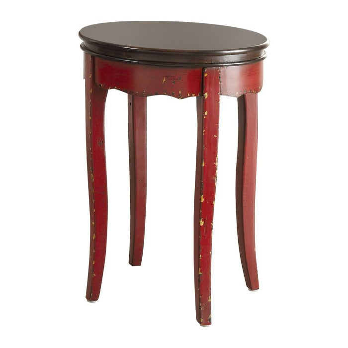 Molly Vintage Side Table, Red
