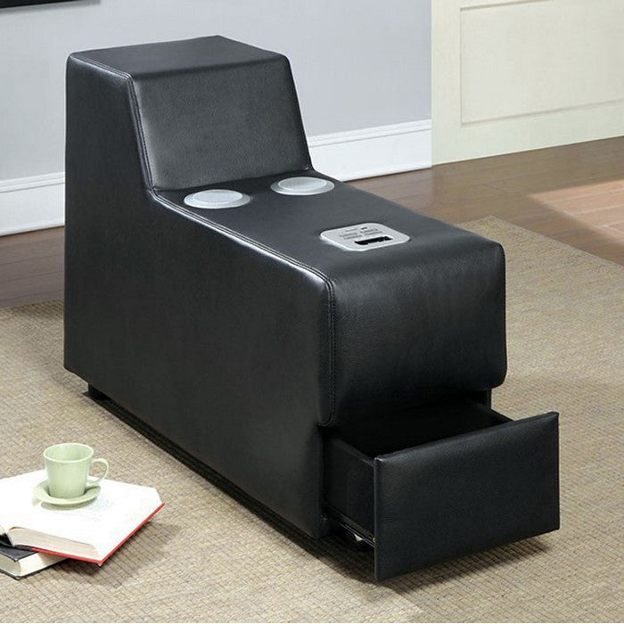 Floria Contemporary Speaker Console, Black