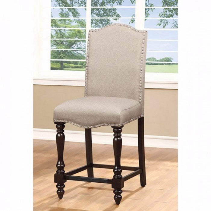 Hurdsfield Cottage Counter Height Chair, Antiqued Cherry , Set Of 2