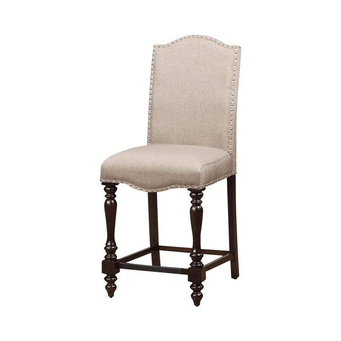 Hurdsfield Cottage Counter Height Chair, Antiqued Cherry , Set Of 2