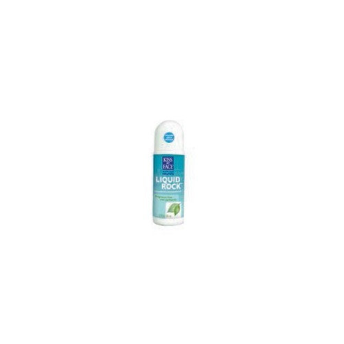 Kiss My Face, Natural Liquid Rock Deodorant, No Fragrance, 3 fl oz (88 Milliliter). Pack of 4.