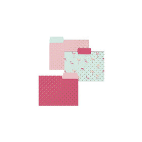 Flamingo Pink File Folder Set (FIF008)