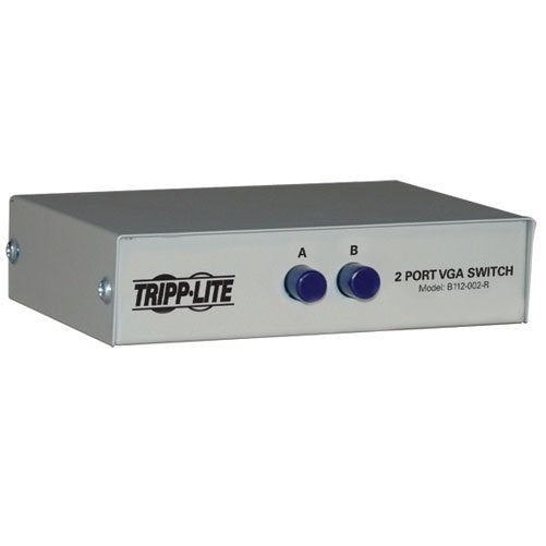 Tripp Lite 2-Port VGA Switch, Manual (3x HD15F) (B112-002-R)