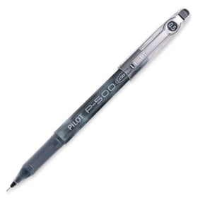 Pilot Precise P-500 Gel Ink Rolling Ball Pens, Extra Fine Point, Black Ink, Dozen Box (38600)