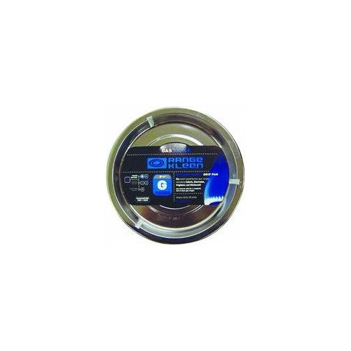 RANGE KLEEN RGP-300 Chrome Range Round Pan/Orange Label (8.26")