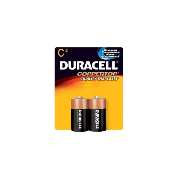 Duracell Copper Top C Duracell Coppertop C Alkaline Batteries 1.5 Volt 2 Each