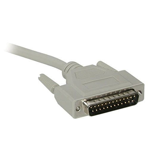 C2G 02654 DB25 M/F Serial RS232 Extension Cable, Beige (3 Feet, 0.91 Meters)