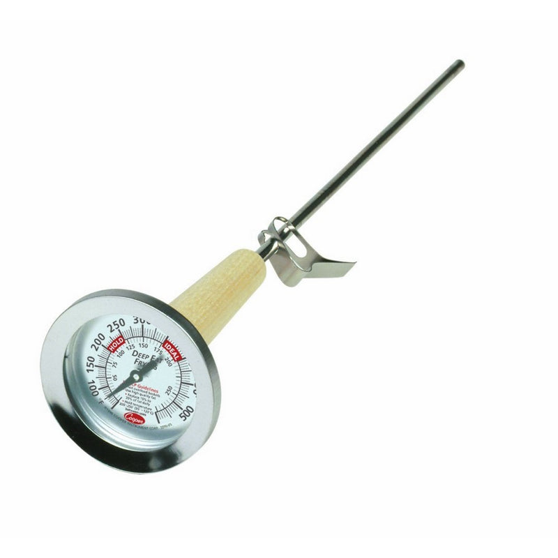 Cooper-Atkins 3270-05-5 Stainless Steel Bi-Metals Kettle Deep-Fry Thermometer, 50 to 550 degrees F Temperature Range