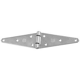 National Hardware N128-074 282 Heavy Strap Hinges in Zinc, 6"