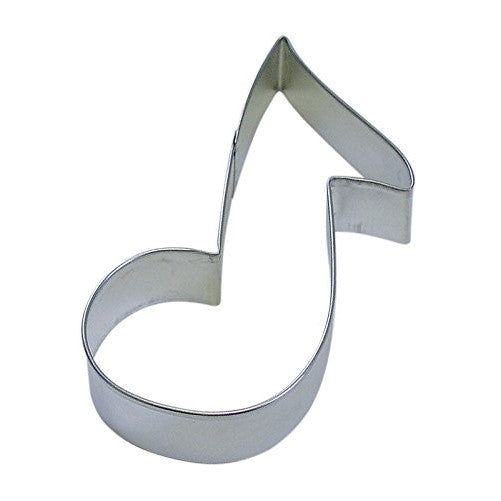 R&M Music Note 5.5" Cookie Cutter in Durable, Economical, Tinplated Steel