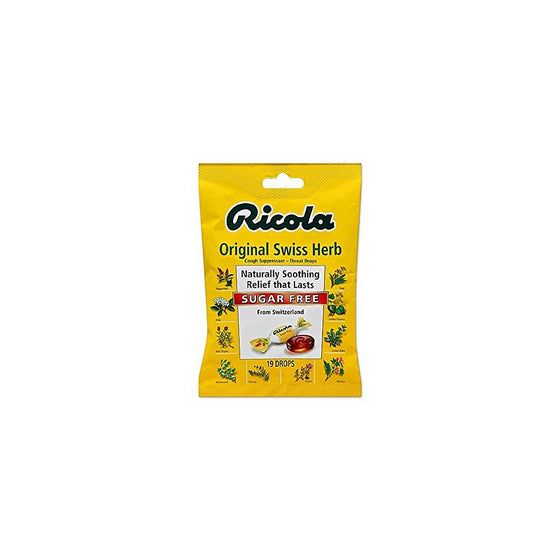 Ricola Mountain Herb Sugar Free 19 Drops