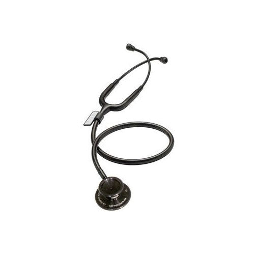MDF Acoustica Deluxe Lightweight Dual Head Stethoscope - All Black (MDF747XP-BO)