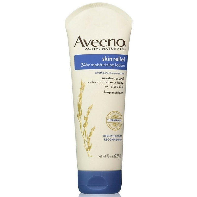 AVEENO Active Naturals Skin Relief Moisturizing Lotion 8 oz (Pack of 3)