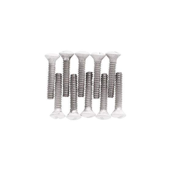 Brainerd 64688 Wall Plate / Switch Plate / Cover Screw Pack, White