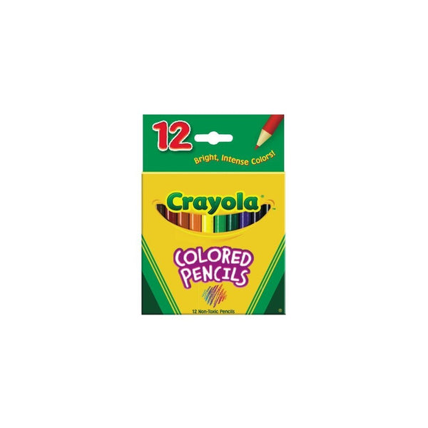 BIN684112 - Crayola Presharpened Short Colored Pencils