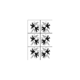 Armour Etch StencilRub N Etch Stencil, Love Birds, 5-Inch by 8-Inch