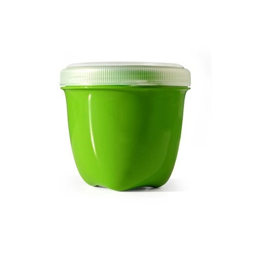 Preserve Food Storage Container, 8 Ounce/Mini, Made from Recycled Plastic, Apple Green