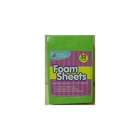 Foam Sheets for Arts and Crafting Projects (32 Sheets, 6 Assorted Colors) by Crafters Square