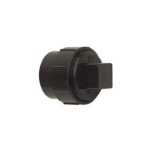 Genova Products 81640 ABS-DWV Fitting Clean-Outs with Threaded Plug, 4"
