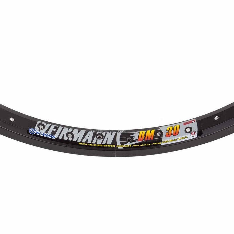 Weinmann DM30 Rim, 36h, 20x2.0, Black NMSW