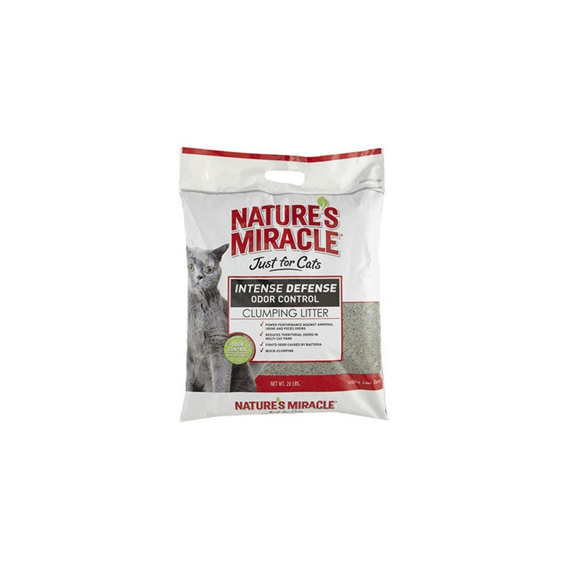 Nature's Miracle Intense Defense Clumping Litter, 20 lb