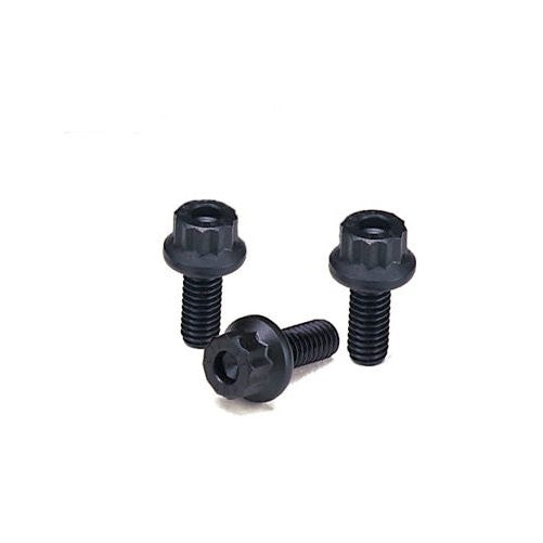 ARP 645-1500 Black Oxide 7-16-14" RH Thread 1.500" UHL 12-Point Bolt with 1/2" Socket and Washer, (Set of 5)